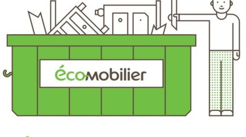 Une nouvelle benne EcoMobilier sur la déchèterie de Thierville