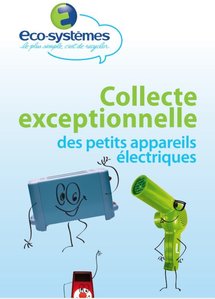 Collecte exceptionnelle de petits appareils électriques